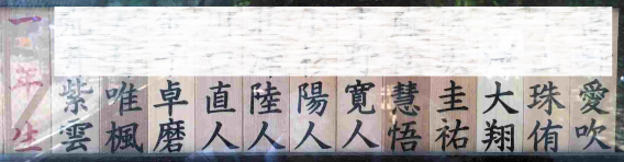 24年度新入部員　木札掲載